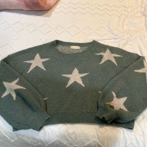 Sea green sweater from Altar’d State